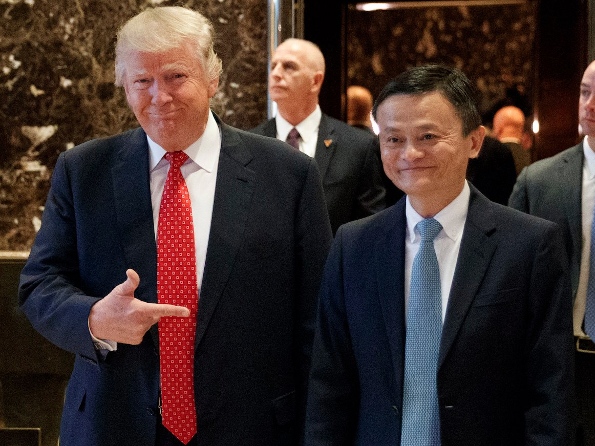 Трамп и Джек Ма